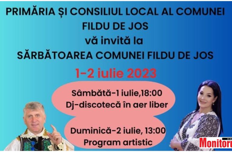 Zilele Comunei Fildu de Jos – două zile de distracție și voie bună