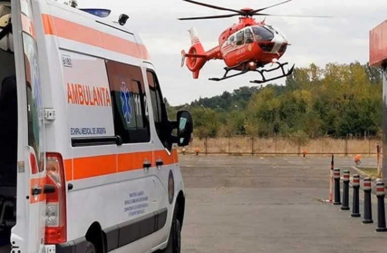Elicopterul SMURD Jibou a intervenit la un accident mortal în Săpânța