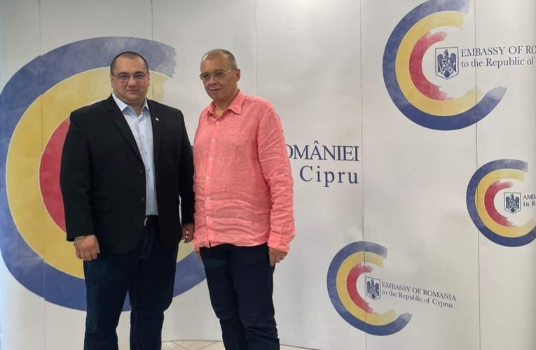 Europarlamentarul CristianTerheș în vizită la Ambasada României în Cipru