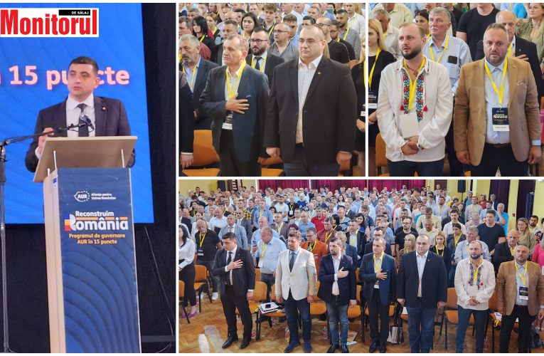 VIDEO| Programul de guvernare AUR, lansat la Zalău în prezența președintelui George Simion