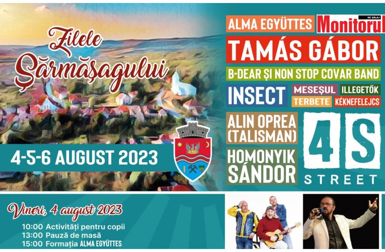 Alin Oprea (Talisman) și Homonyik Sandor – cap de afiș la Zilele Sărmășagului | 4-6 august
