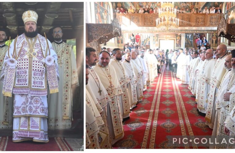 Preasfințitul Părinte Petroniu s-a aflat în mijlocul obștii Mănăstirii Strâmba