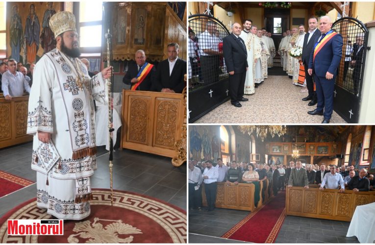 Episcopul Petroniu a resfințit biserica din Parohia Bogdana