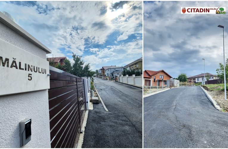 Lucrările de modernizare capitală a străzii Mălinului au fost finalizate 