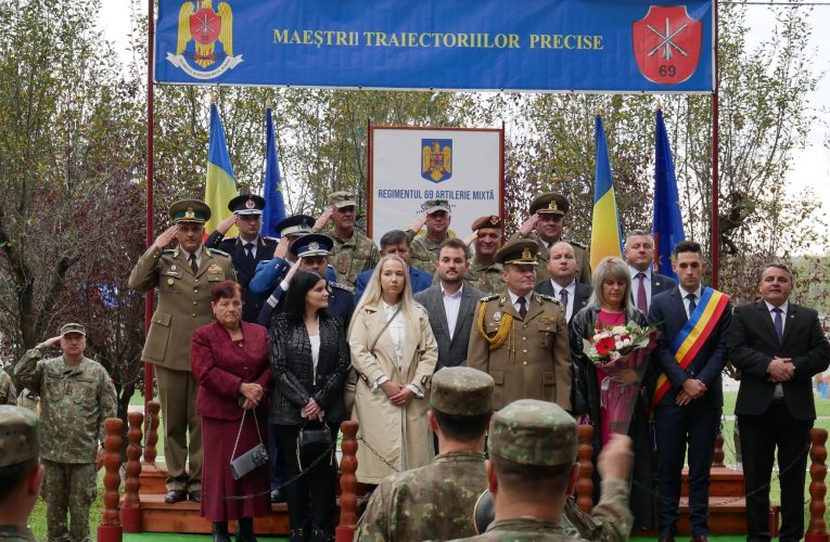 Schimbare de comandă la Regimentul 69 Artilerie Mixtă ”Silvania”