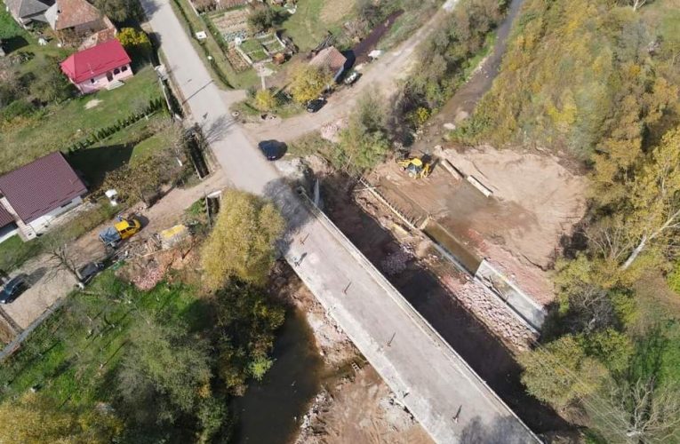 CJ Sălaj a început lucrările de reabilitare a podului din Romita