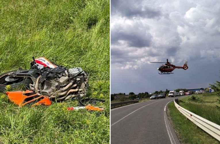 Accident rutier grav în Năpradea. A intervenit elicopterul SMURD