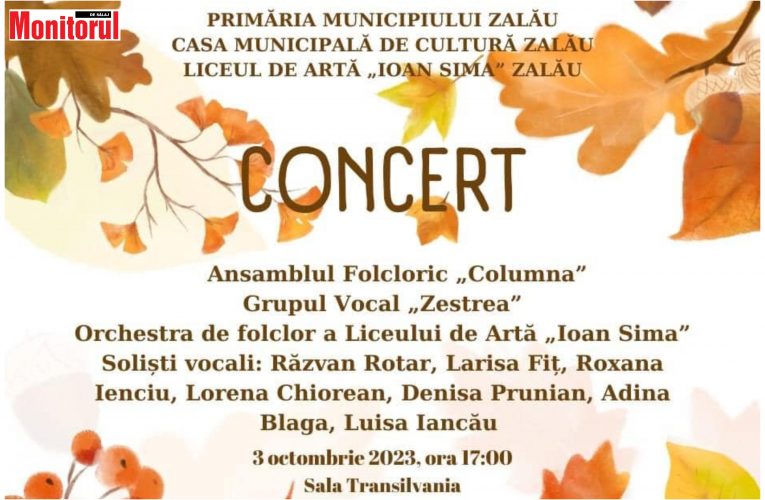 Primăria Zalău organizează concert cu intrare gratuită de Ziua Muzicii și a Educației