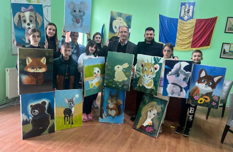 Secția de Pediatrie a Spitalului Jibou amenajată cu zeci de picturi dedicate copiilor