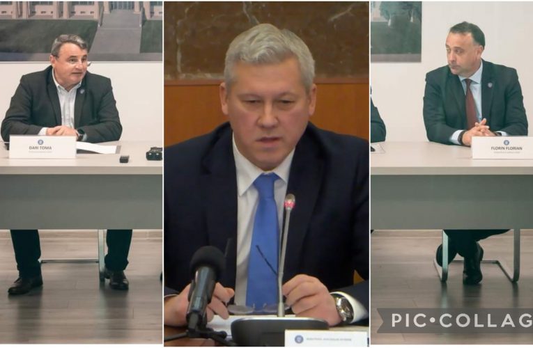 Prefectul Dari Toma și subprefectul Florin Florian în videoconferință cu ministrul Afacerilor Interne,  Predoiu