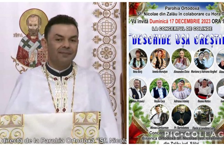Parohia Ortodoxă Sfantul Nicolae din Zalău organizează concert extraodinar de colinde