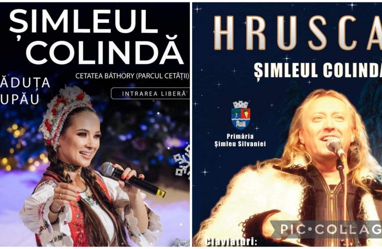 Concert de colinde la Șimleu cu Vlăduța Lupău și Ștefan Hrușcă