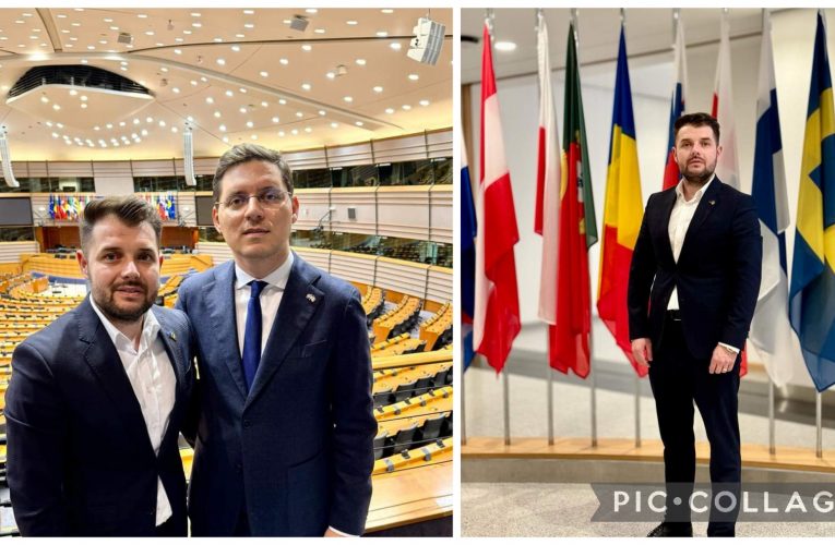 Președintele TSD Jibou, Flaviu Sigovan, în vizită la Parlamentul European