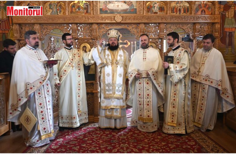 Episcopul Sălajului Petroniu prezent în mijlocul credincioșilor din Poarta Sălajului