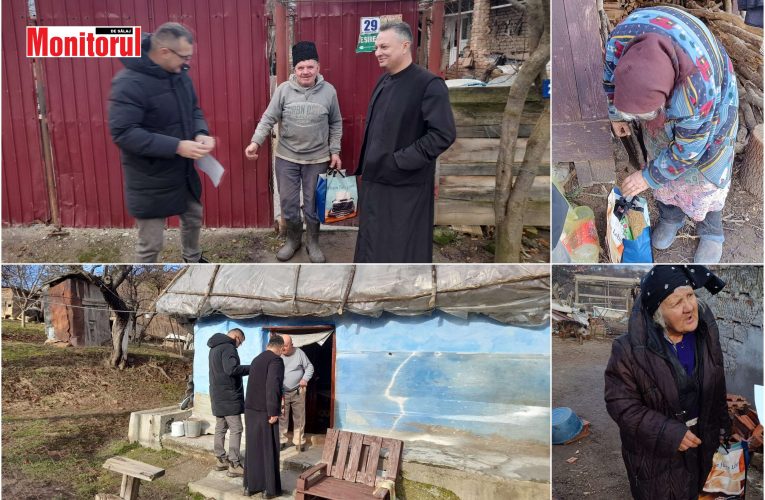 Zeci de familii nevoiașe din comuna Meseșenii de Jos ajutate de autorități în ajunul Crăciunului