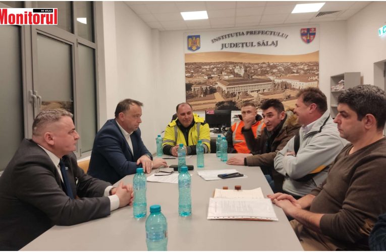 Conducerea Prefecturii a primit la negocieri o delegație a protestatarilor din Sălaj