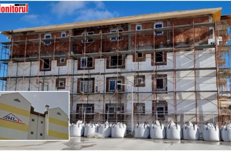 Lucrările la blocul ANL din Jibou cu 16 apartamente se apropie de finalizare