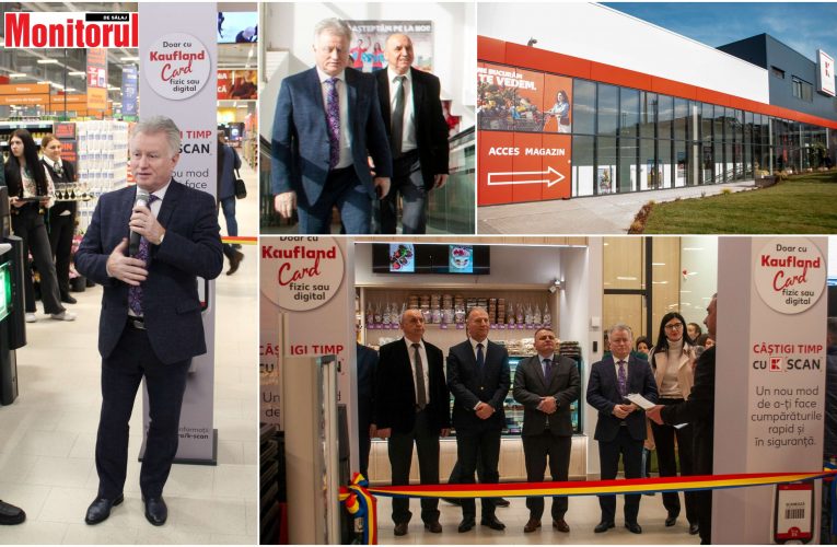 Conducerea Primăriei Zalău, prezentă la inaugurarea celui de al doilea magazin Kaufland din Zalău