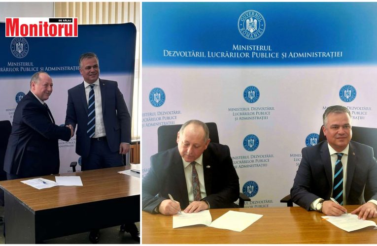 Primarul Dănuț Pop a semnat contractul de 4 milioane euro pentru rețeaua de canalizare