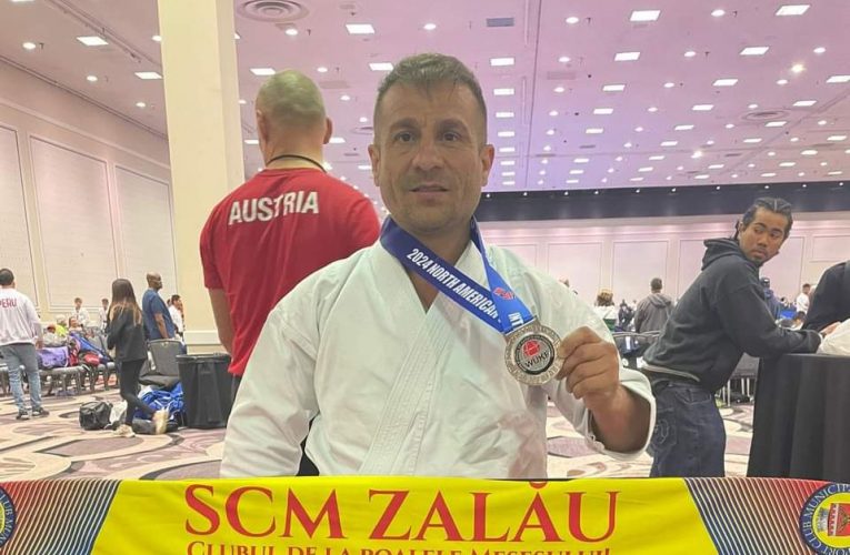 Sportivul Călin Marincaș a obținut medalia de argint pentru SCM Zalău