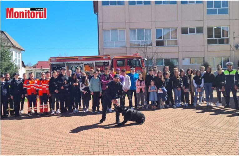 Educație prin implicare: Serviciile de urgență sălăjene încurajează dezvoltarea spiritului civic și siguranța socială