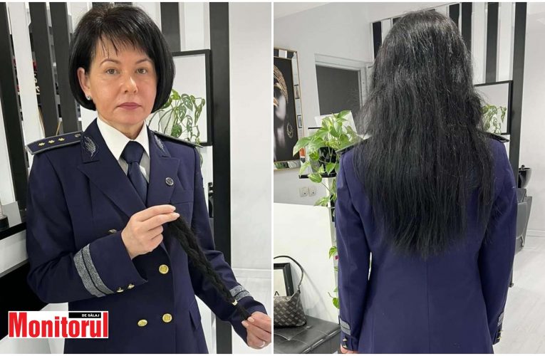 O polițistă de la IGI donează periodic păr pentru femeile cu afecțiuni oncologice