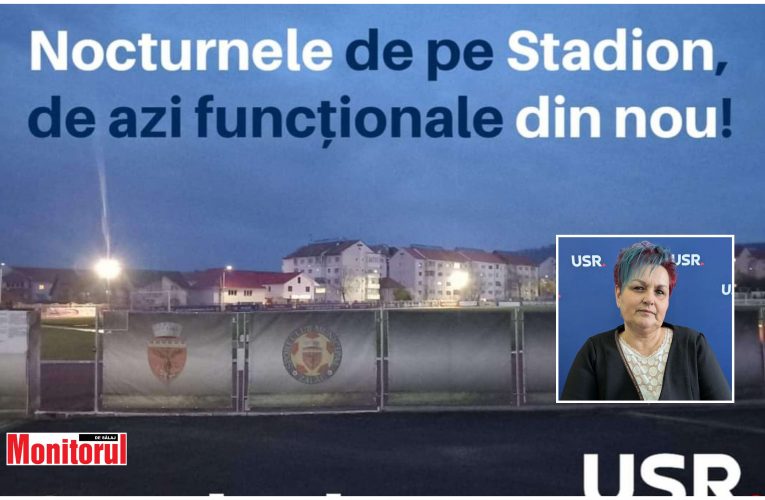 Gabriela Olar, candidat USR la Primăria Zalău: Nocturnele de pe Stadion sunt funcționale!