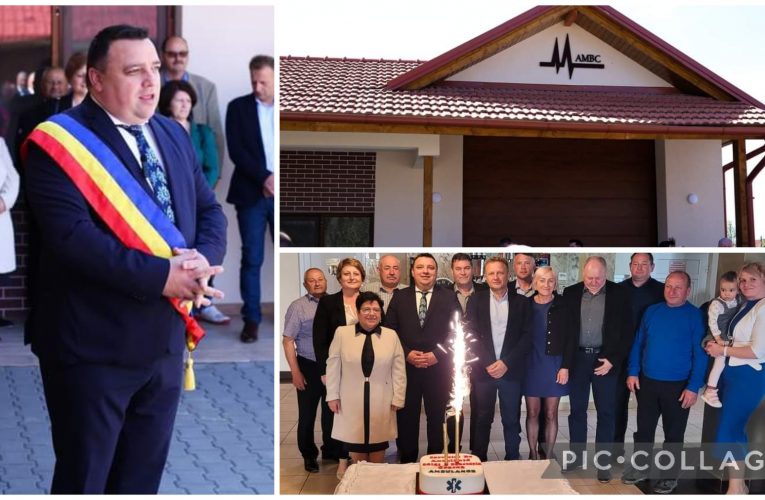 Primarul Istvan Kovács a inaugurat noua Stație de Ambulanță din Crasna