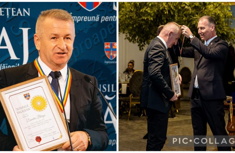 Directorul general Simex SA, Dumitru Blaga, a primit distincția „Soarele Sălăjean”