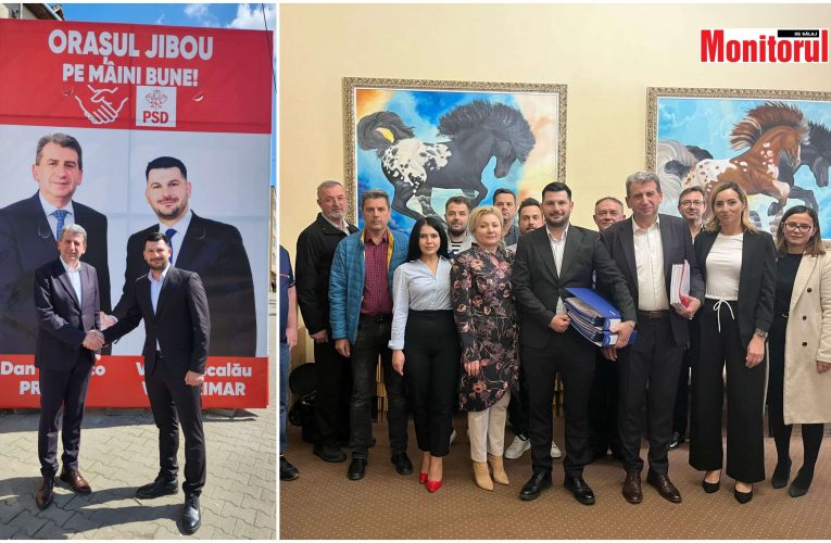 Primarul Dan Ghiurco și echipa PSD Jibou a intrat oficial în competiția electorală din 9 iunie