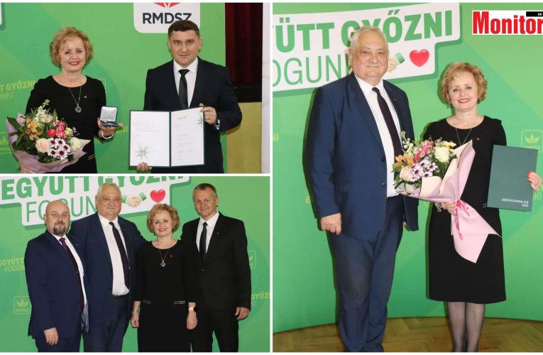 Senatoarea Kovács Irina a primit distincția ,,Floarea de colț de argint” din partea UCDMR