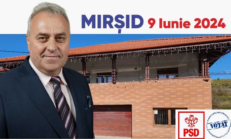 Primarul Bereschi Călin prezintă echipa PSD Mirșid cu care va câștiga alegerile în 9 iunie