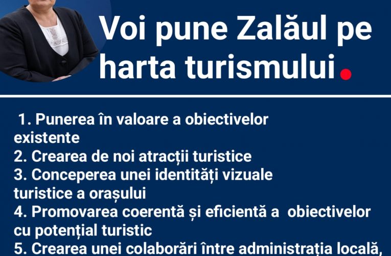 Gabriela Carmen Olar: ”Vreau să pun Zalăul pe harta turistică a țării, schimbarea la față a orașului nostru nu mai suportă amânare”