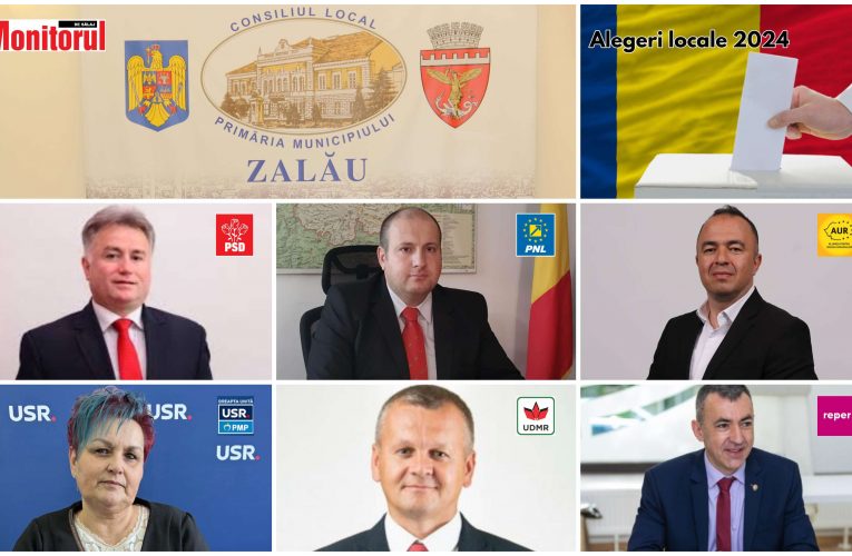 Cine va fi primarul Zalăului? Lista finală cu candidații la alegerile locale din 9 iunie