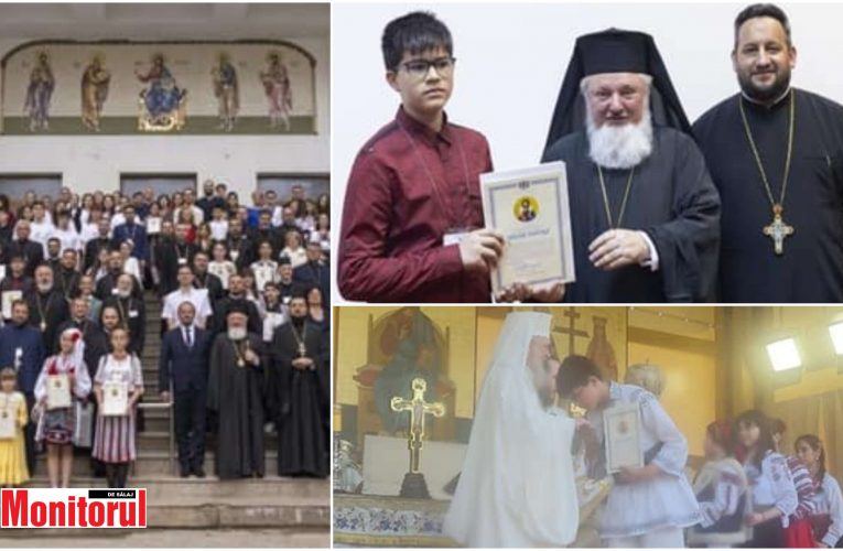 Copiii din Parohia Racîș, premiați la București și binecuvântați de Patriarhul Daniel