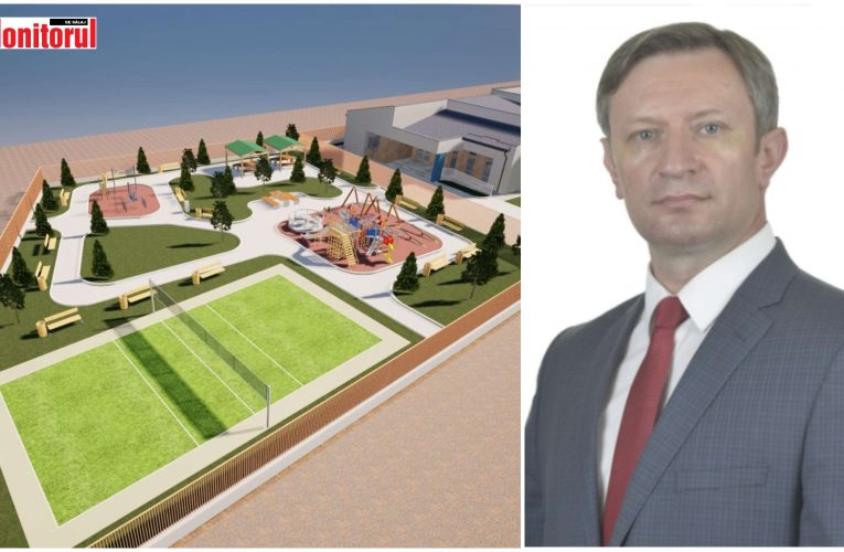 VIDEO| Primarul Dorin Gorgan construiește un parc nou și modern în localitatea Derșida