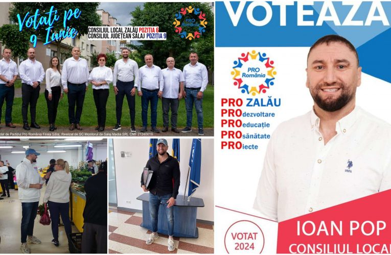 Cine este Ionuț Pop, propunerea ProRomânia pentru Consiliul Local Zalău