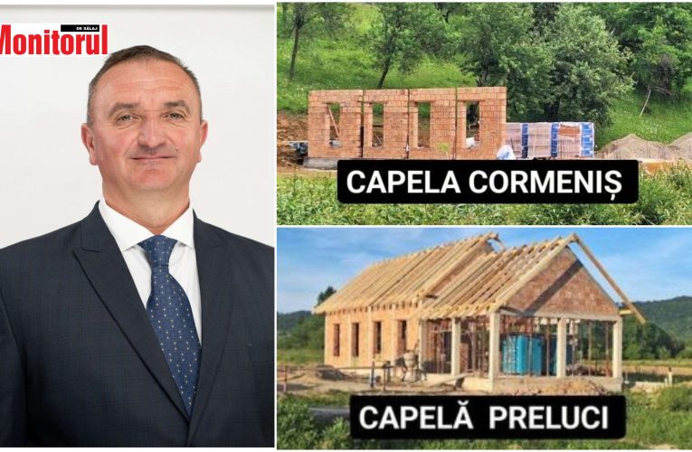 Primarul Alin Pocol construiește două capele în Preluci și Cormeniș