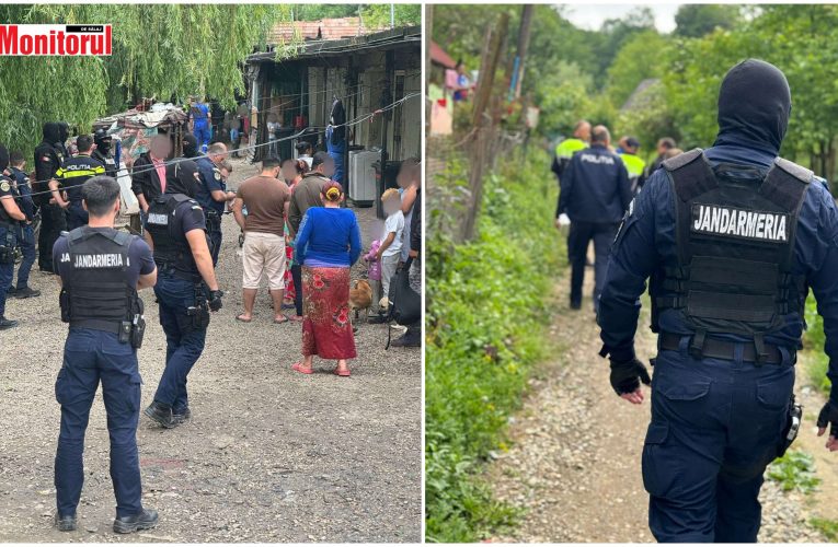 Poliția și Jandarmeria a făcut descinderi în cartierul de romi din Ileanda