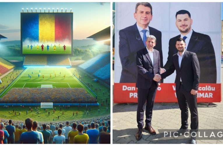 Meciul România-Olanda va fi proiectat pe un ecran gigant la Jibou