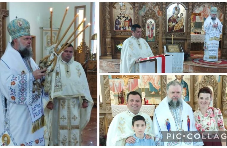 Preotul Marius Nemeș a slujit în SUA alături de Arhiepiscopul și Mitropolitul Nicolae