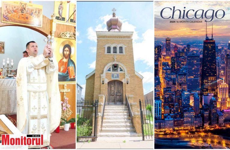 Preotul Marius Nemeș a slujit pentru a doua oară în America, la Biserica Sfântul Andrei din Chicago