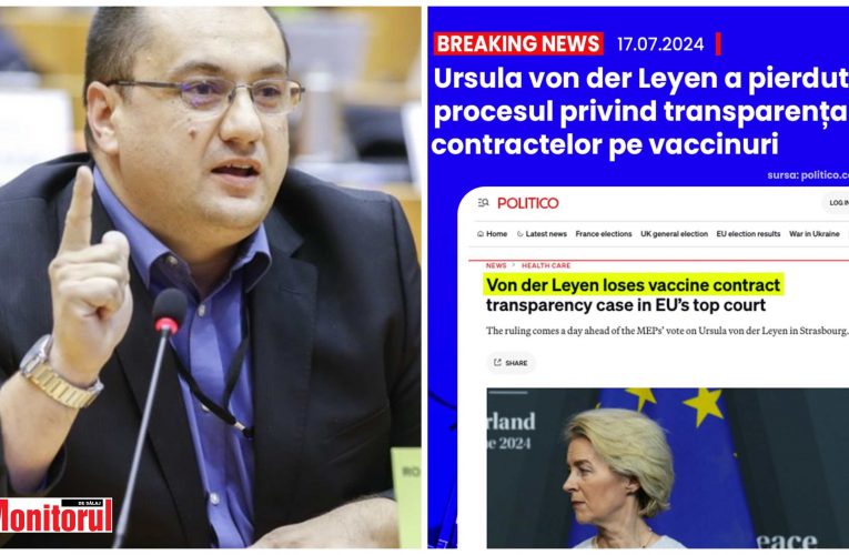 Ursula von der Leyen a pierdut procesul privind ascunderea de la publicare a contractelor  de achiziție a vaccinurilor