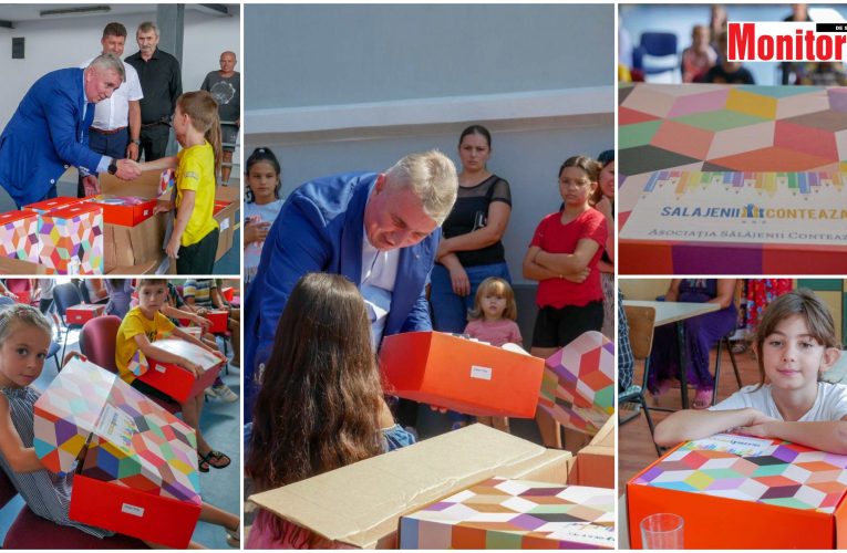 Asociația „Sălăjenii contează” donează rechizite pentru copiii din familii defavorizate 