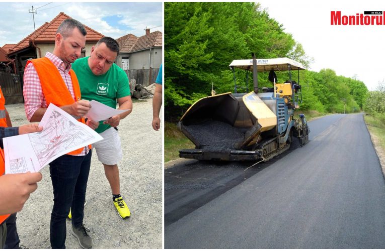 Începe marea asfaltare a străzilor din Comuna Crasna