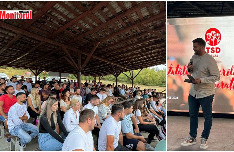 Peste 200 de tineri de la TSD Sălaj s-au adunat la o întâlnire politică la Grădina Zmeilor