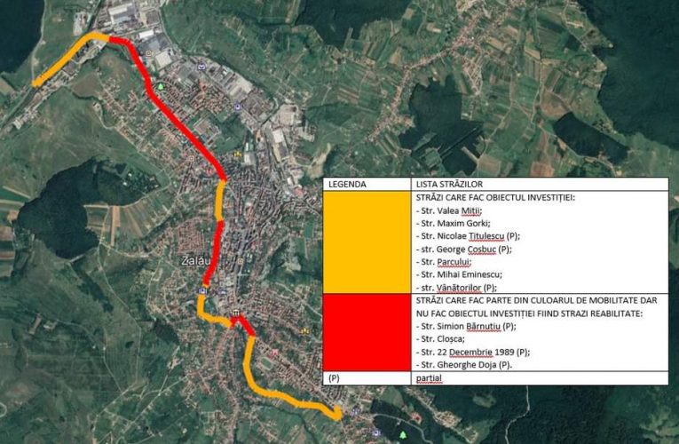 Se modernizează străzile dintre Valea Miții și strada Mihai Eminescu