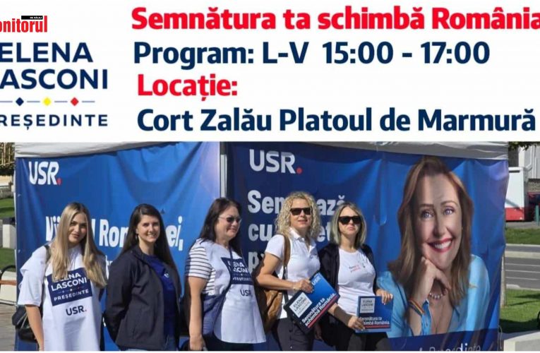 USR cheamă sălăjenii să susțină candidatura Elenei Lasconi la prezidențiale