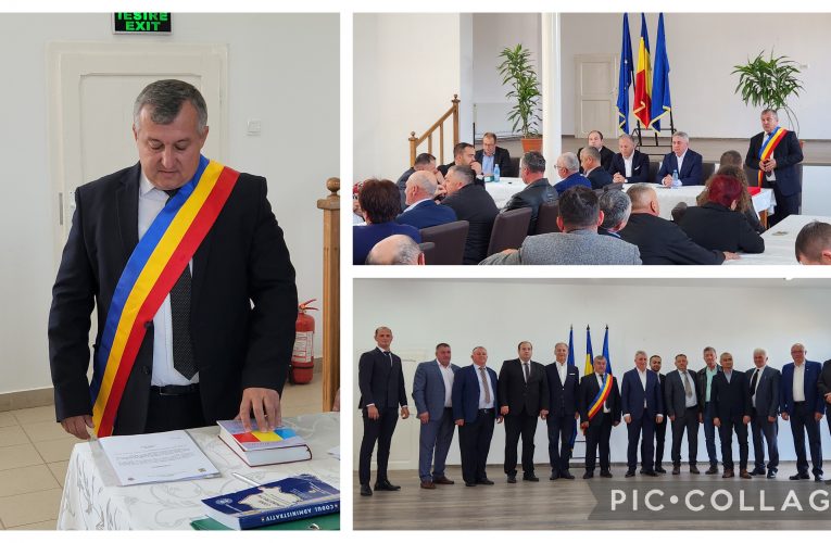 Roșan Ioan a depus jurământul pentru al 6-lea mandat de primar al Comunei Valcău de Jos