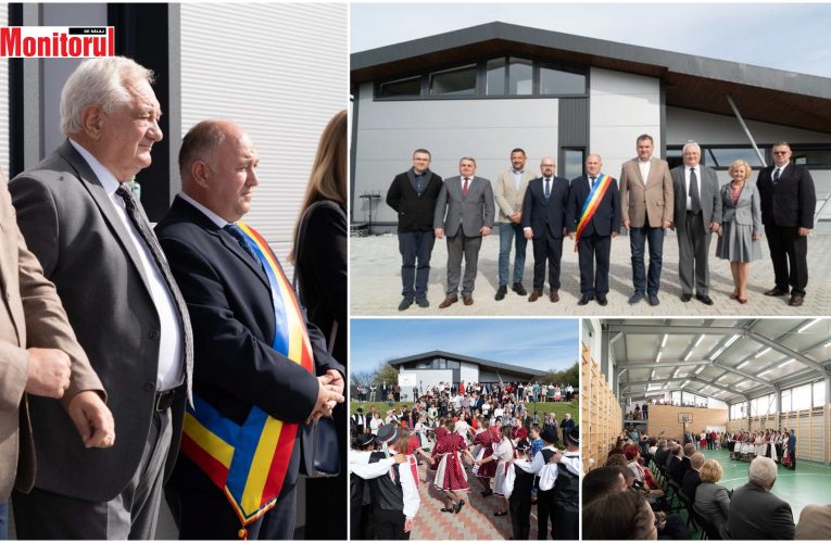 Primarul Bernath Istvan a inaugurat noua sală de sport, finanțată de Ministerul Dezvoltării